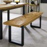 Indus Dining Bench by Bentley Designs Indus Dining Bench by Bentley Designs