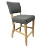 Claremont Bar Stool (Grey Fabric) Claremont Bar Stool (Grey Fabric)