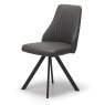 Austin Dining Chair (Dark Grey Faux Leather) by Kesterport Austin Dining Chair (Dark Grey Faux Leather) by Kesterport