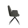 Elaine Swivel Dining Chair (Grey PU) Elaine Swivel Dining Chair (Grey PU)