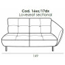 Seville Loveseat 1 Arm (RHF) by Italia Living Seville Loveseat 1 Arm (RHF) by Italia Living