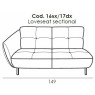 Seville Loveseat 1 Arm (LHF) by Italia Living Seville Loveseat 1 Arm (LHF) by Italia Living