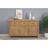 Queensbury Oak 3 Door Sideboard Queensbury Oak 3 Door Sideboard