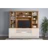 Queensbury Oak Media Bookcase Top for XL TV Unit Queensbury Oak Media Bookcase Top for XL TV Unit